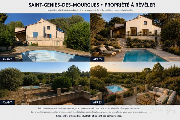 Maison 7p à Saint-Geniès-des-Mourgues
