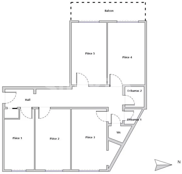 Appartement 5p à Chambéry