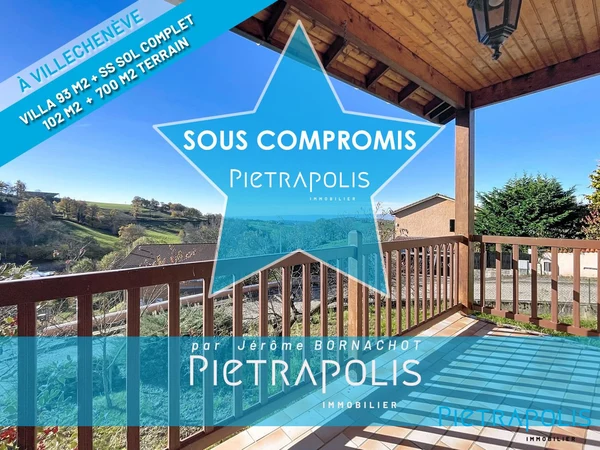 Maison 4p à Villechenève